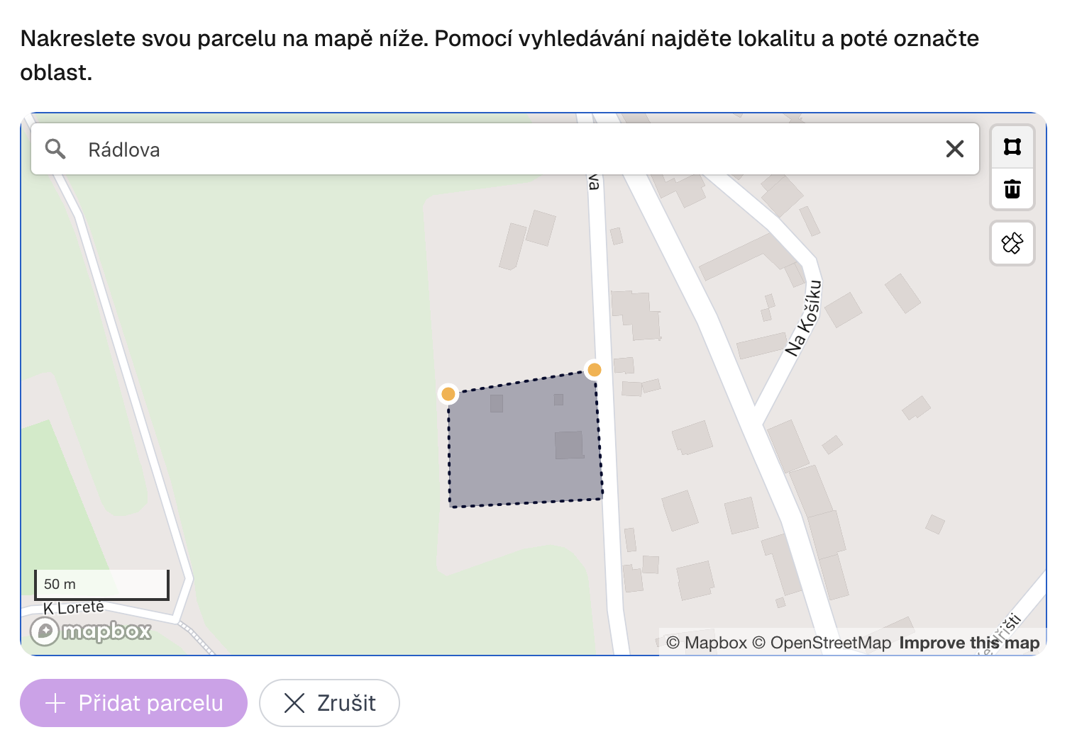 Kde se nieruchomość nachází - screenshot 2